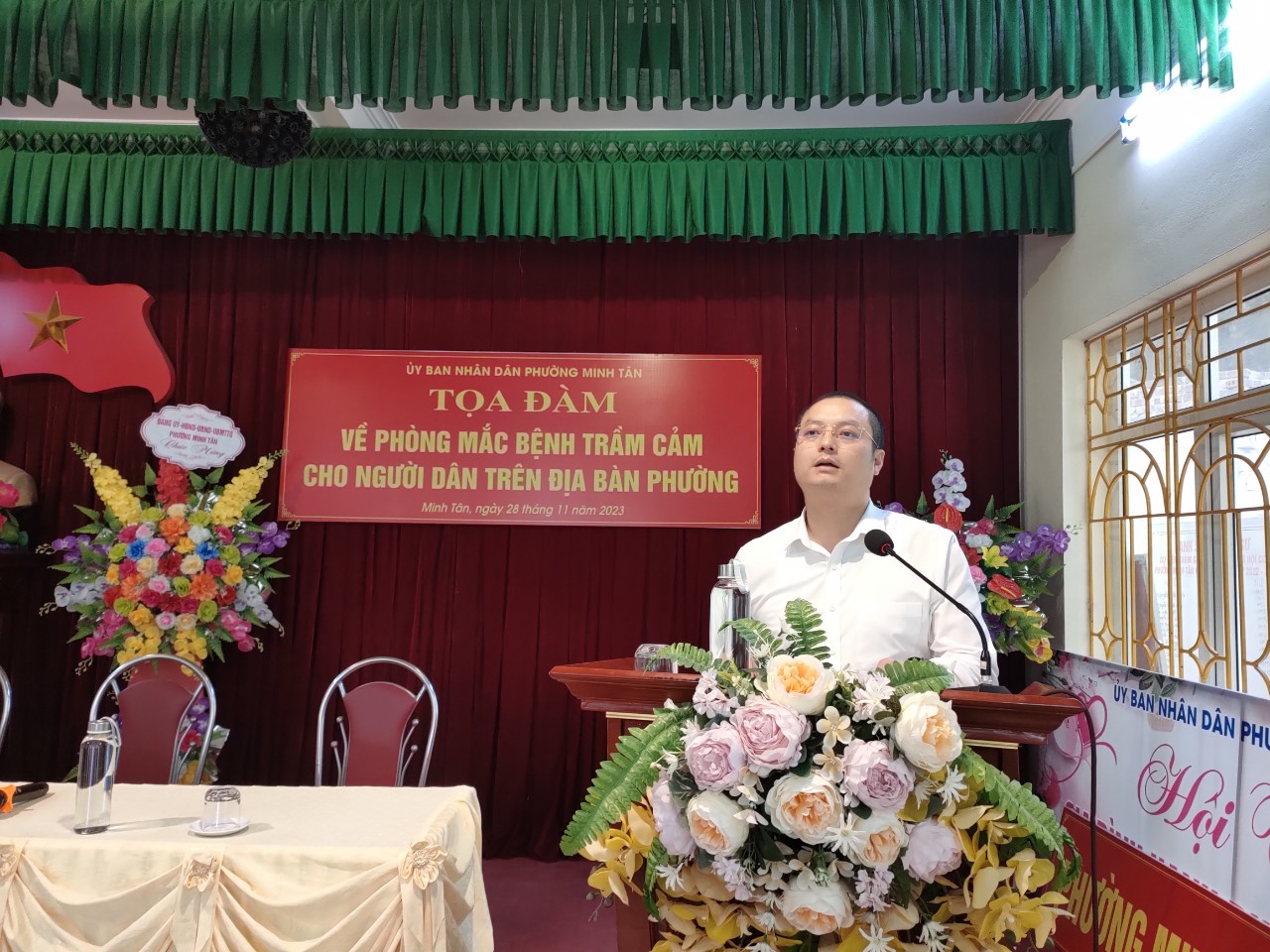 Hình ảnh tin tức Tọa đàm về phòng mắc bệnh trầm cảm cho nhân dân trên địa bàn phường Minh Tân