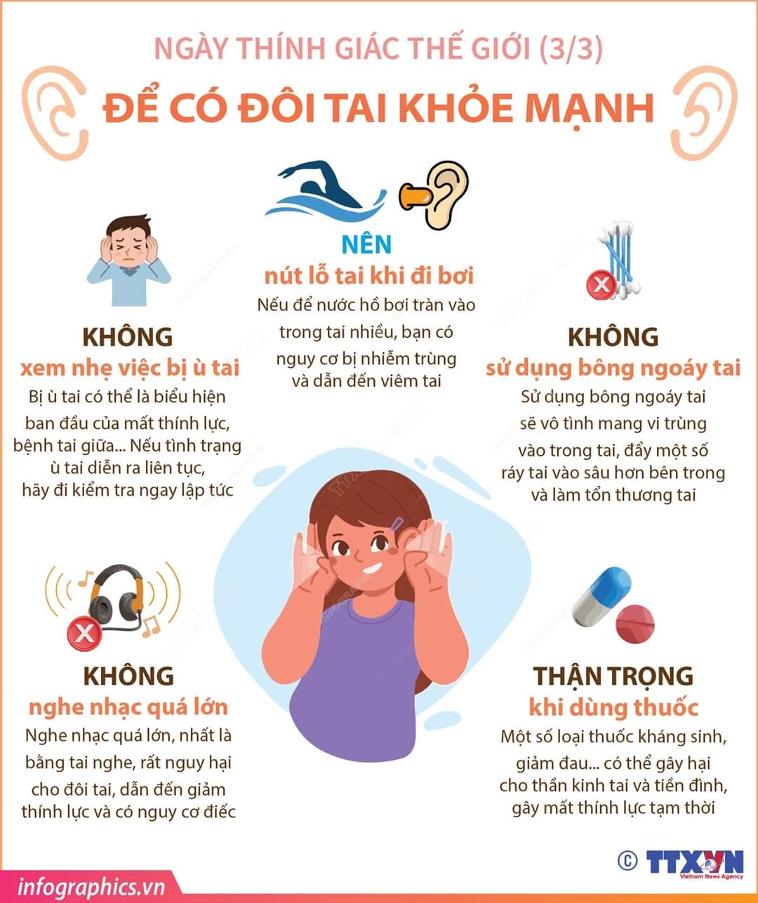 Hình ảnh tin tức Ngày Thính giác thế giới 3/3: Để có đôi tai khỏe mạnh