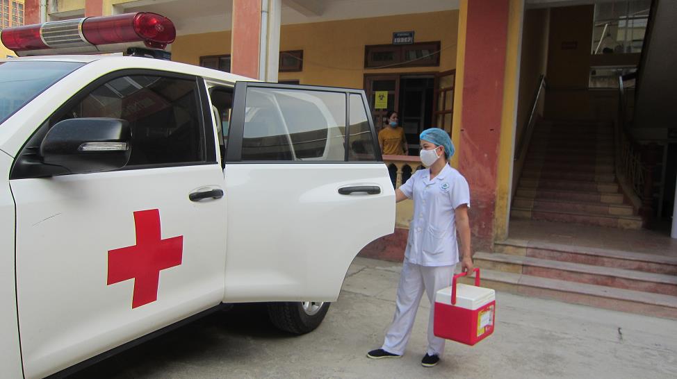 Hình ảnh tin tức Các đơn vị Y tế trên địa bàn hỗ trợ kịp thời Trung tâm Y tế thành phố Yên Bái thực hiện nhiệm vụ phòng chống Covid - 19