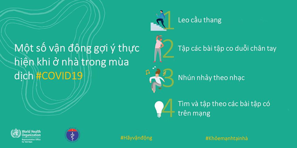 Mách bạn cách tăng cường vận động thể lực, giữ sức khỏe trong mùa COVID-19