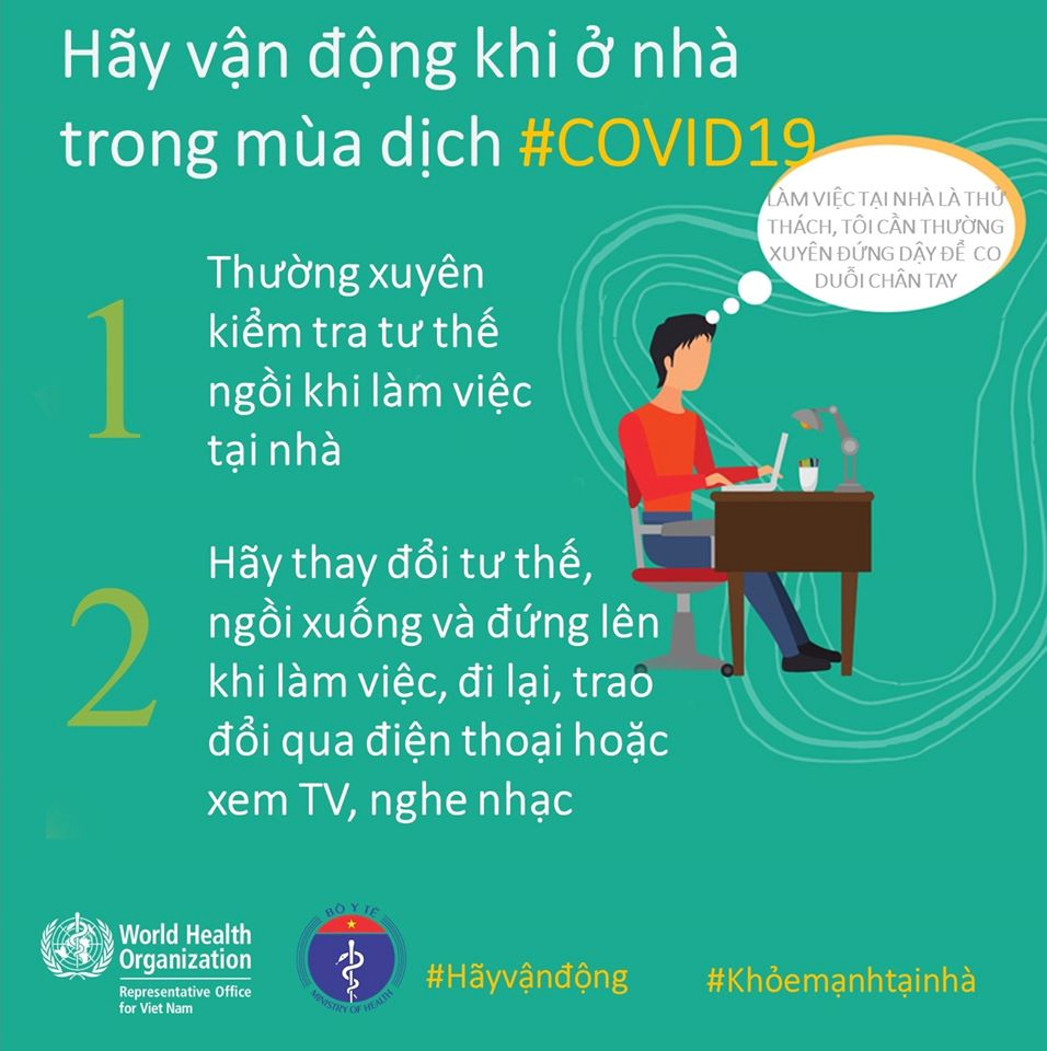 Mách bạn cách tăng cường vận động thể lực, giữ sức khỏe trong mùa COVID-19