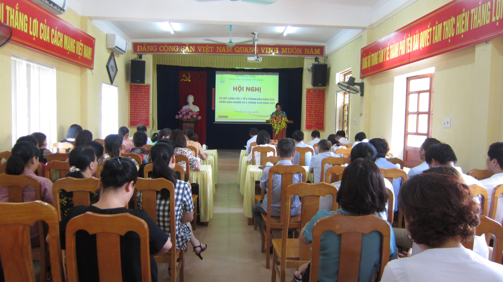 Hội nghị sơ kết công tác Y tế 6 tháng đầu năm, triển khai nhiệm vụ 6 tháng cuối năm 2020.