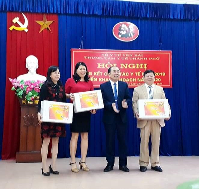 Trung tâm Y tế thành phố Yên Bái tổ chức Hội nghị tổng kết công tác Y tế, công tác công đoàn cơ sở năm 2019; Triển khai nhiệm vụ năm 2020.