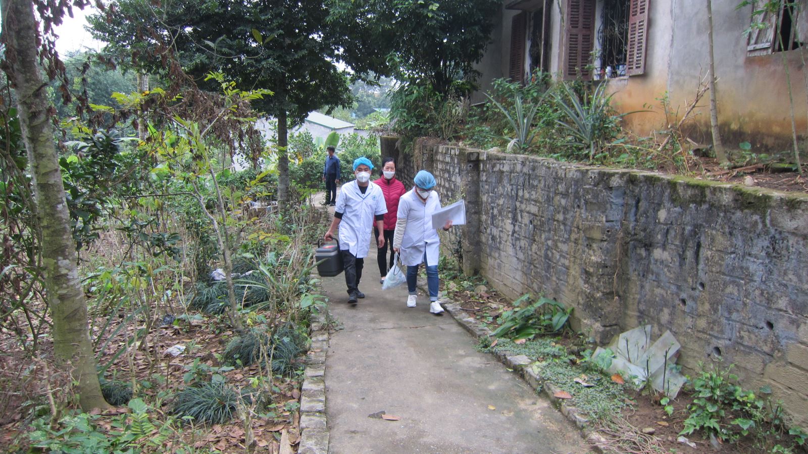 Thành phố  Yên Bái tổ chức tiêm Vắc – xin phòng Covid -19 tại nhà.