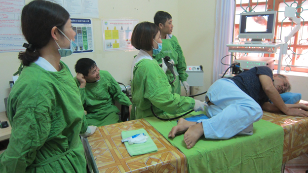 Trung tâm Y tế thành phố Yên Bái triển khai kỹ thuật nội soi đại tràng