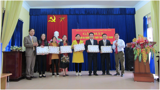 Trung tâm Y tế thành phố Yên Bái tổ chức kỷ niệm ngày Thầy thuốc Việt Nam