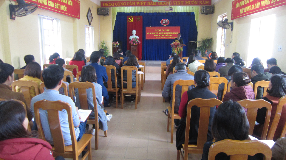 Trung tâm Y tế thành phố tổ chức học tập, quán triệt, tuyên truyền và triển khai thực hiện các Nghị quyết Hội nghị Trung ương 8 khóa XII của Đảng