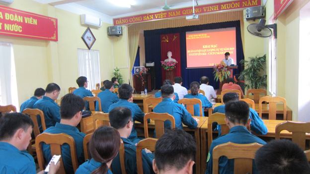 Khai mạc huấn luyện lực lượng dân quân tự vệ năm 2019