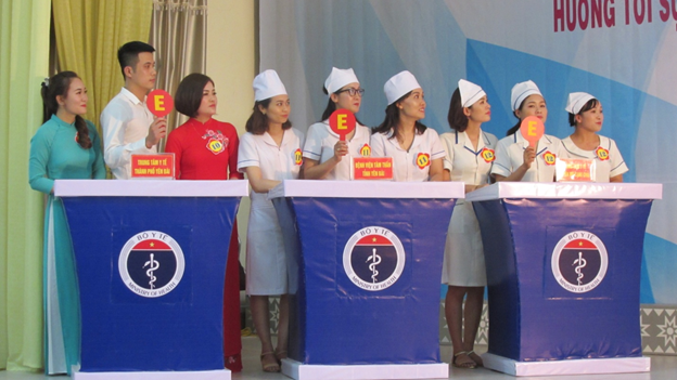 Hội thi tuyên truyền “Đổi mới phong cách, thái độ phục vụ của cán bộ Y tế hướng tới sự hài lòng của người bệnh” gắn với xây dựng cơ sở Y tế “Xanh-Sạch-Đẹp”