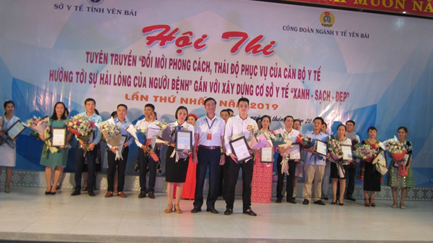 Hội thi tuyên truyền “Đổi mới phong cách, thái độ phục vụ của cán bộ Y tế hướng tới sự hài lòng của người bệnh” gắn với xây dựng cơ sở Y tế “Xanh-Sạch-Đẹp”