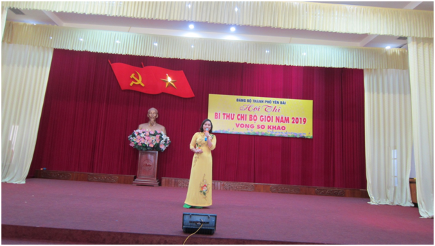 Vòng sơ khảo cấp thành phố về thi Bí thư Chi bộ giỏi năm 2019