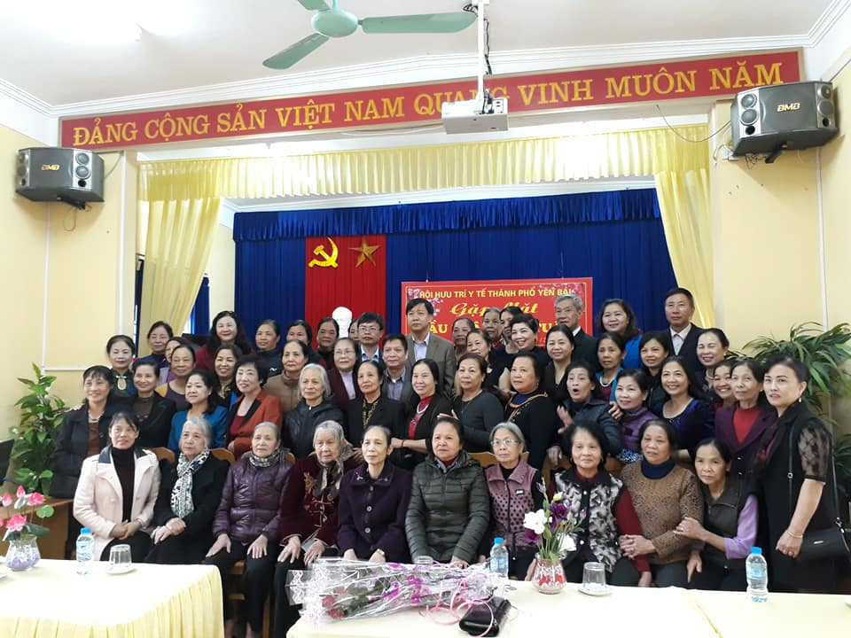 Hội hưu trí Y tế thành phố tổ chức gặp mặt đầu xuân Mậu Tuất 2018 tại Trung tâm Y tế thành phố Yên Bái