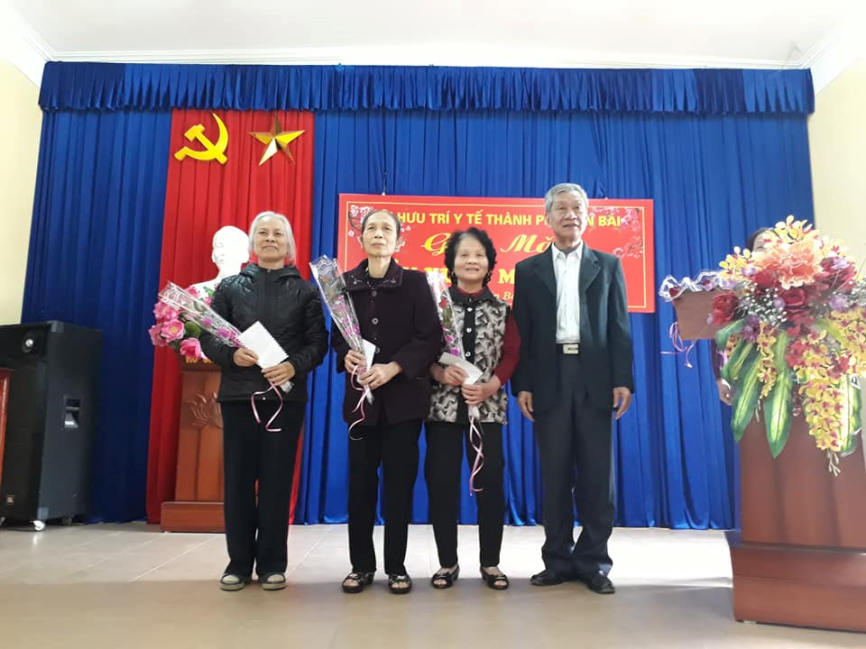 Hội hưu trí Y tế thành phố tổ chức gặp mặt đầu xuân Mậu Tuất 2018 tại Trung tâm Y tế thành phố Yên Bái