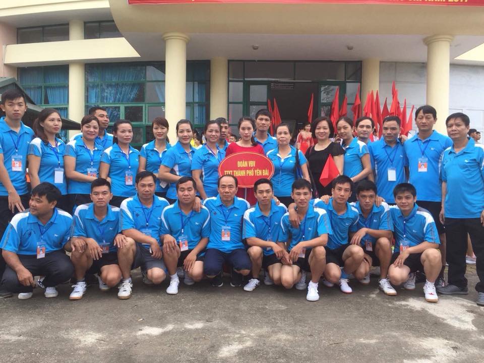 Cán bộ công chức, viên chức Trung tâm Y tế thành phố tham gia Đại hội thể dục thể thao ngành Y tế Yên Bái lần thứ VIII