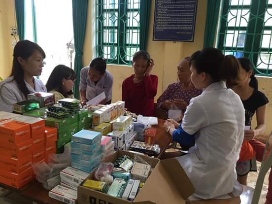 Chi đoàn thanh niên trung tâm Y tế thành phố Yên Bái tham gia 