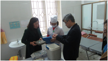 Trung tâm Y tế thành phố Yên Bái làm việc đoàn giám sát về triển khai vắc xin Com BE Five