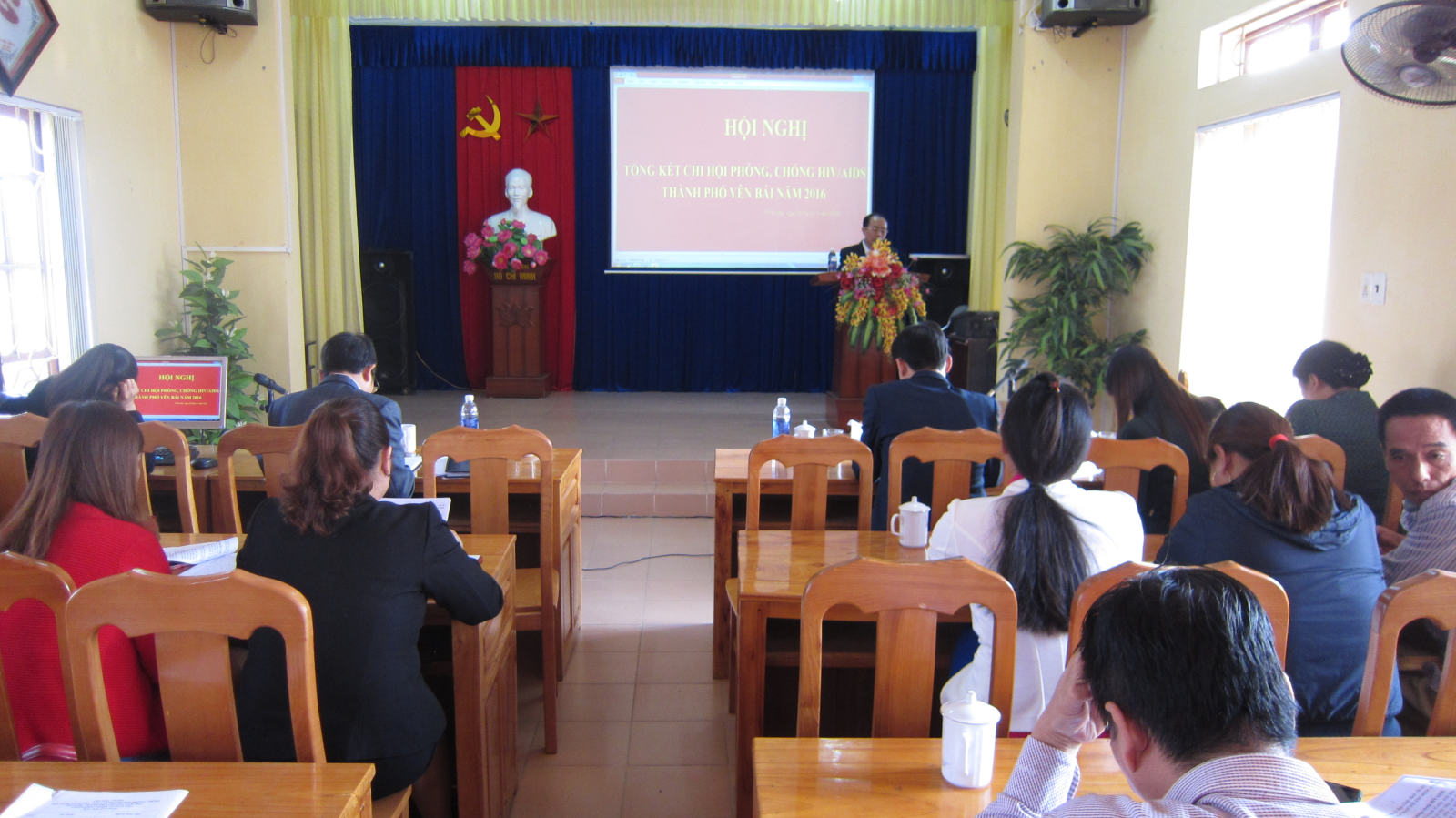 Hình ảnh tin tức Tổng kết hoạt động Chi hội phòng chống HIV/ AIDS tại Trung tâm Y tế thành phố Yên Bái