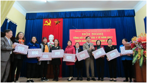 Công đoàn Trung tâm Y tế thành phố Yên Bái phát triển theo thời gian