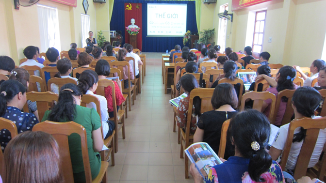 Trung tâm Y tế thành phố Yên Bái tổ chức tập huấn chương trình vệ sinh môi trường năm 2019