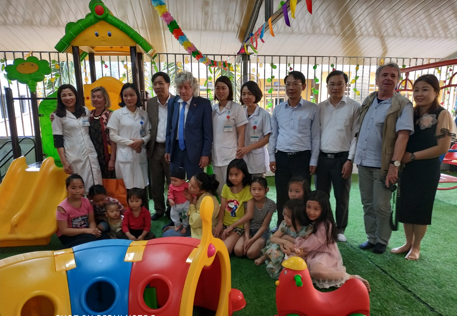 Khánh thành khu vui chơi thiếu nhi tại Trung tâm Y tế thành phố Yên Bái