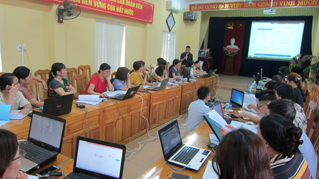 Trung tâm Y tế thành phố Yên Bái tổ chức tập huấn phần mềm hồ sơ sức khỏe điện tử, thống kê Y tế năm 2019