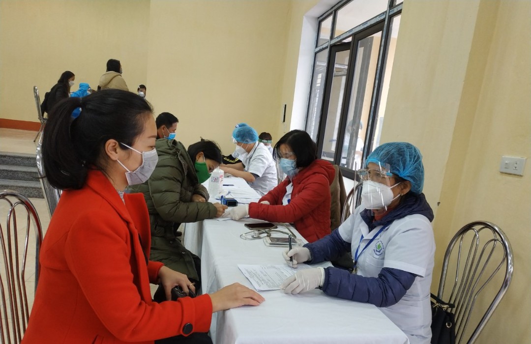 Thành phố Yên Bái triển khai tiêm vắc xin phòng Covid -19 liều bổ sung và nhắc lại cho người từ 18 tuổi trở lên