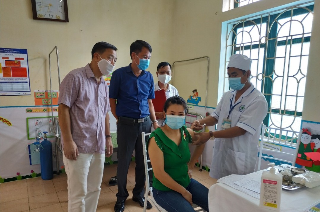 Thành phố Yên Bái hoàn thành chiến dịch tiêm chủng vắc xin phòng Covid - 19 đợt 7